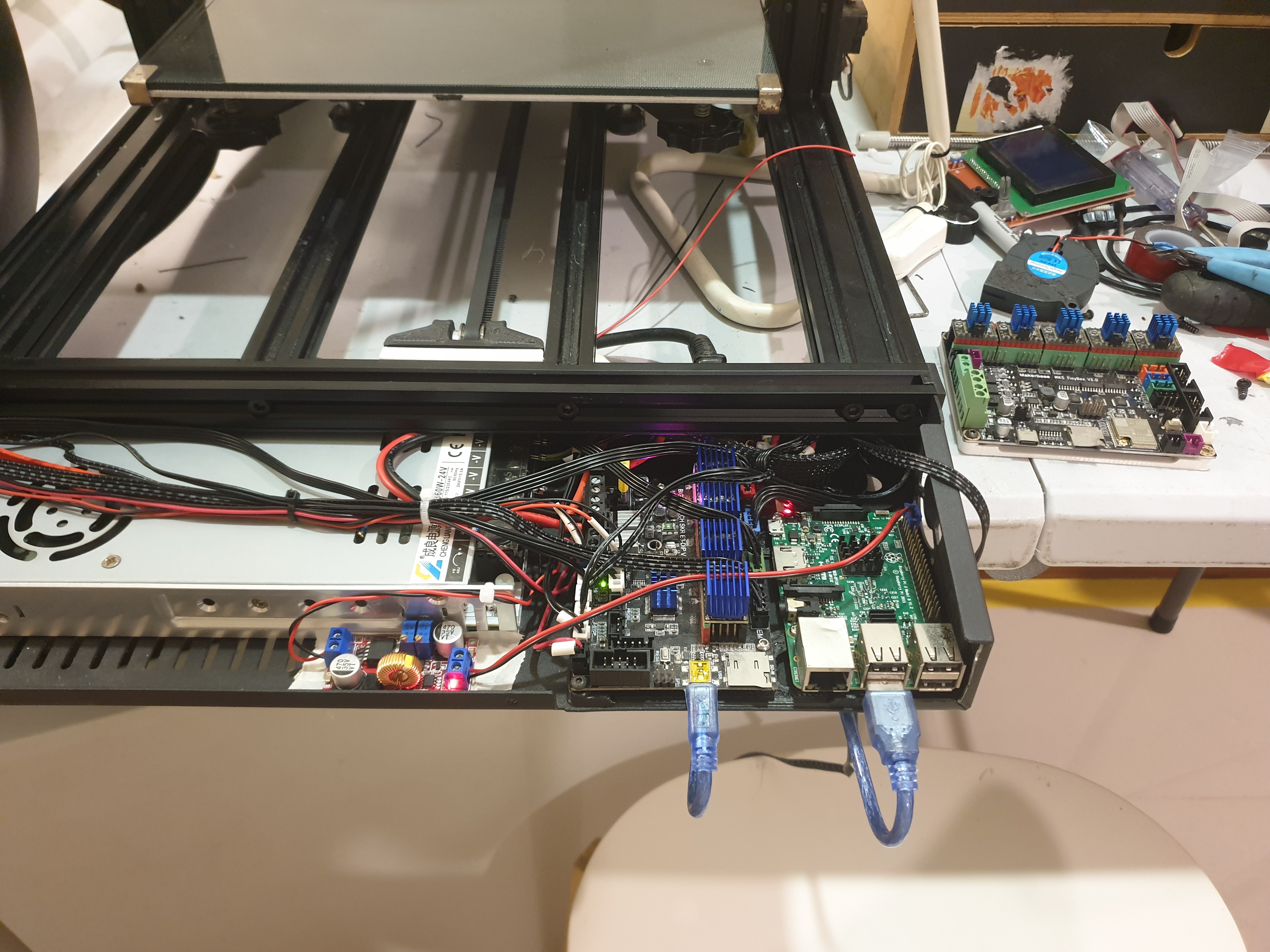 adding klipper to my 3d printer - 2 wiring